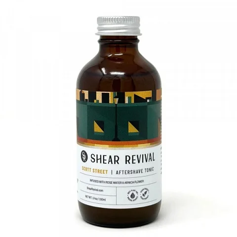 Shear Revival Scott Street Aftershave Tonic Orange & Oakmoss 100ml