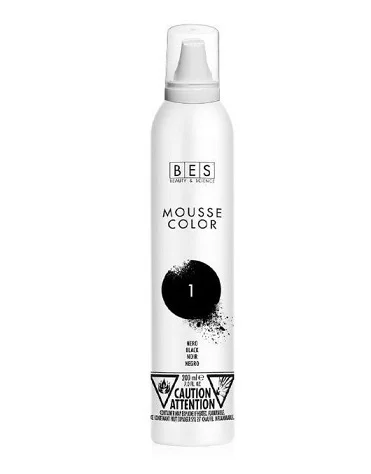 BES Mousse Color 1 Black 200ml