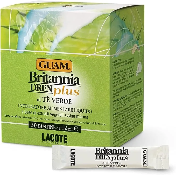 Guam Britannia Dren Plus Integratore Alimentare Liquido 30x12ml