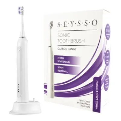 SEYSSO Carbon Range Sonic Toothbrush (White)