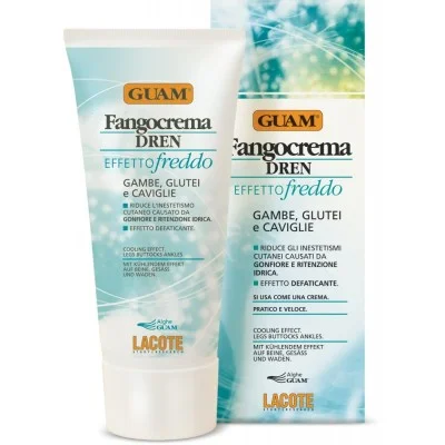 Guam Fangocrema Dren Effetto Freddo Gambe Glutei e Caviglie 200ml