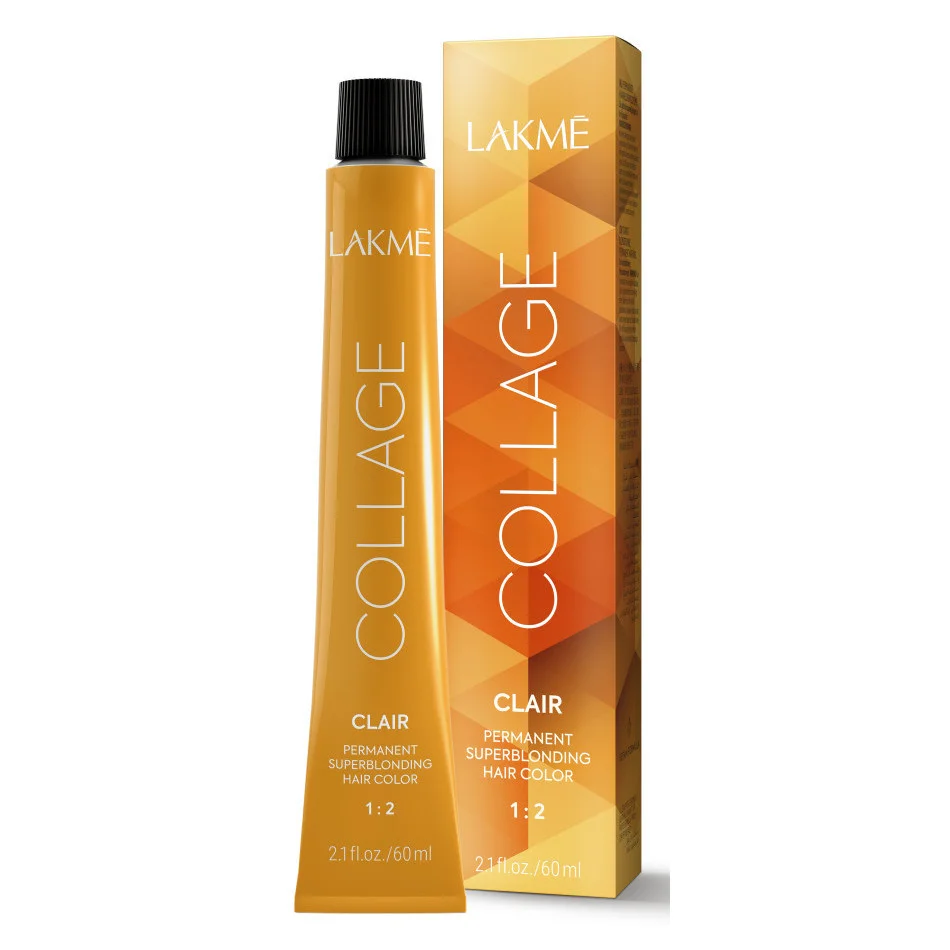 Lakme Collage Clair Permanent Superbolding Hair Color 12/20 60ml