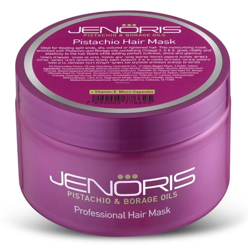 Jenoris Hair Mask With Pistachio Oil 250ml