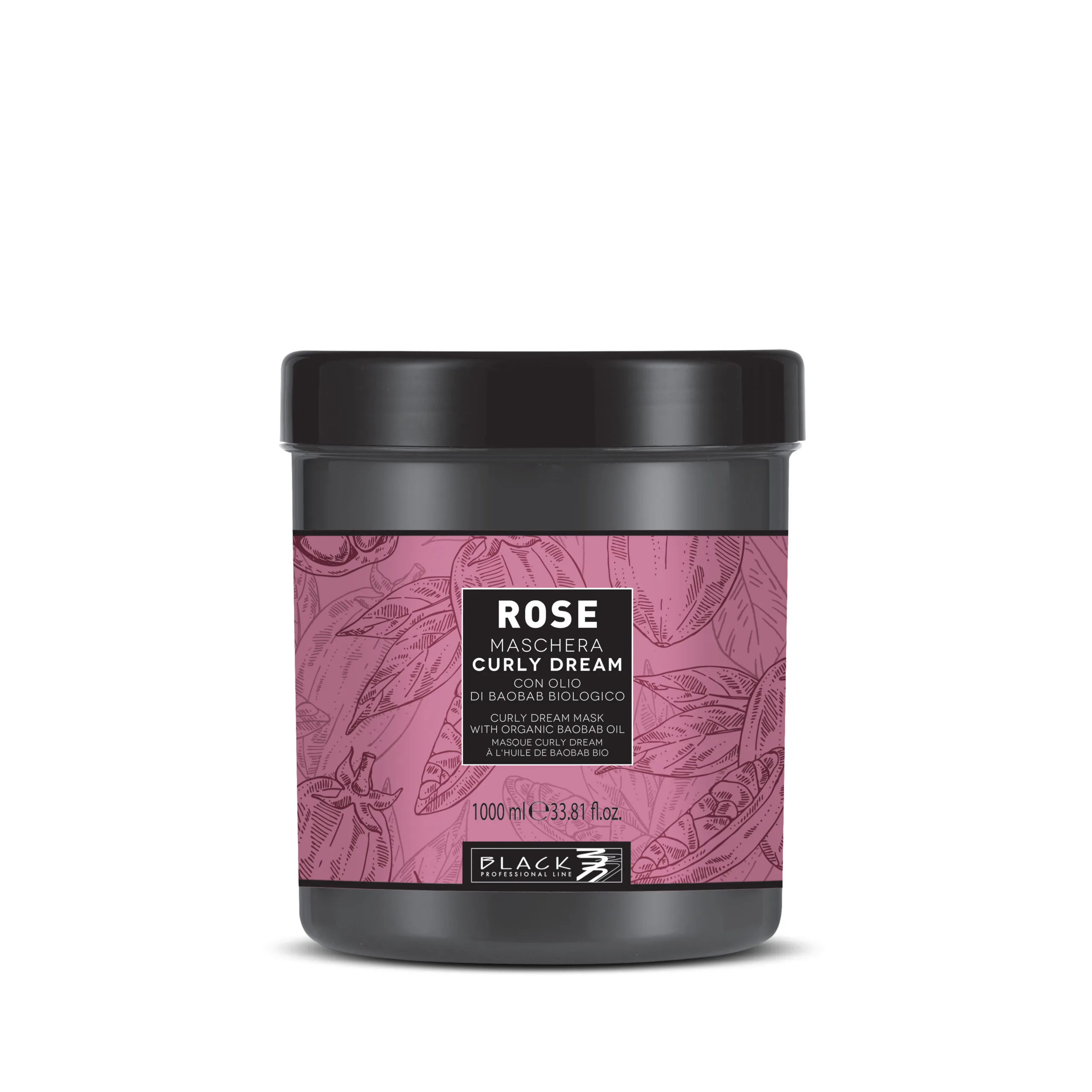 Black Rose Curly Dream Hair Mask 1000ml