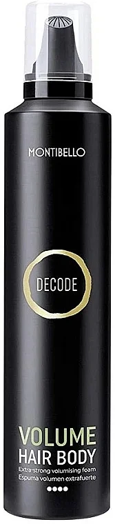 Montibello Decode Volume Hair Body Extra-Strong Volumising Foam 300 ml