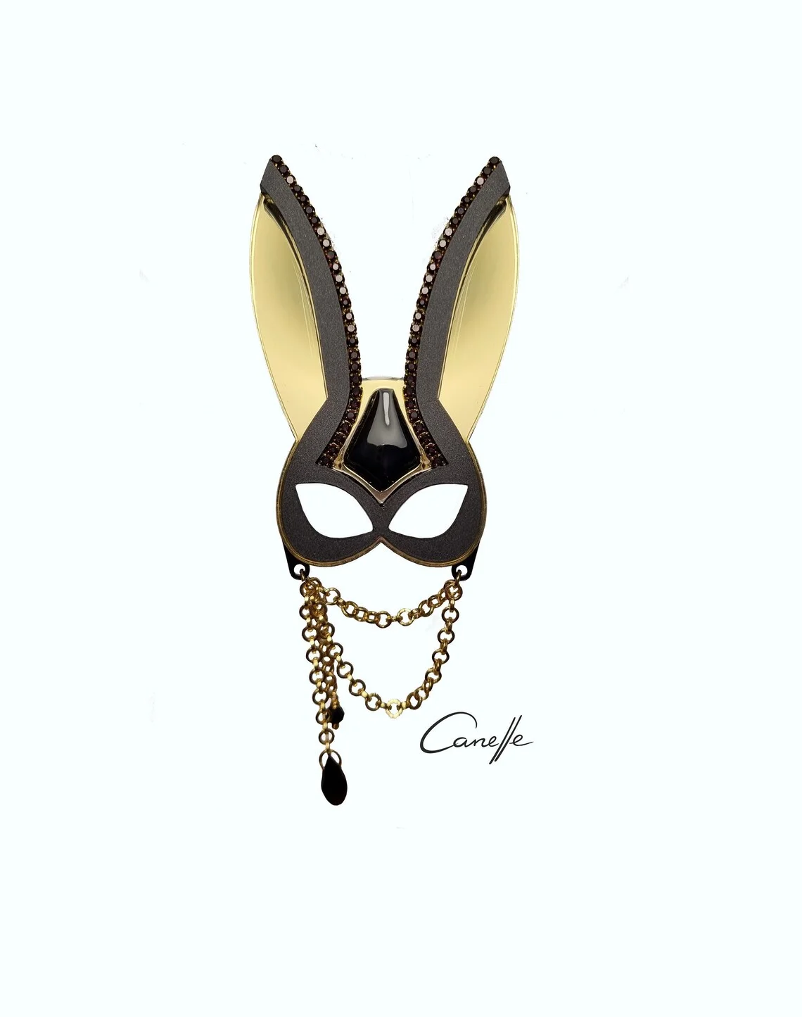 Canelle Jewelry Exclusive Designer Handmade Brooch Rabbit