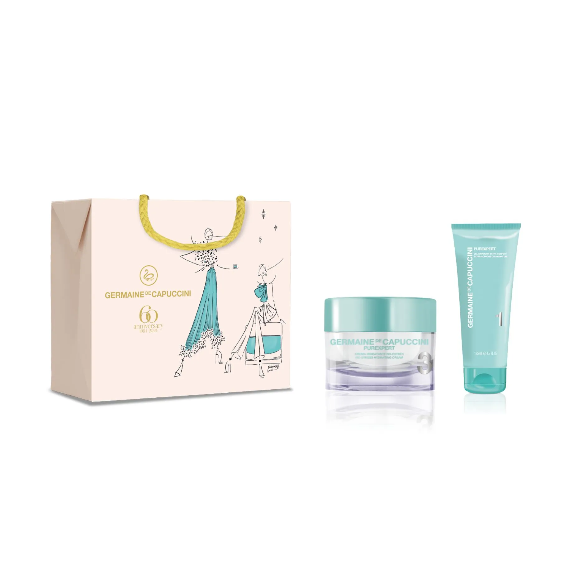 Germaine De Capuccini Gift Set Purexpert Cleansing Gel For Normal & Combination Skin Extra Comfort +