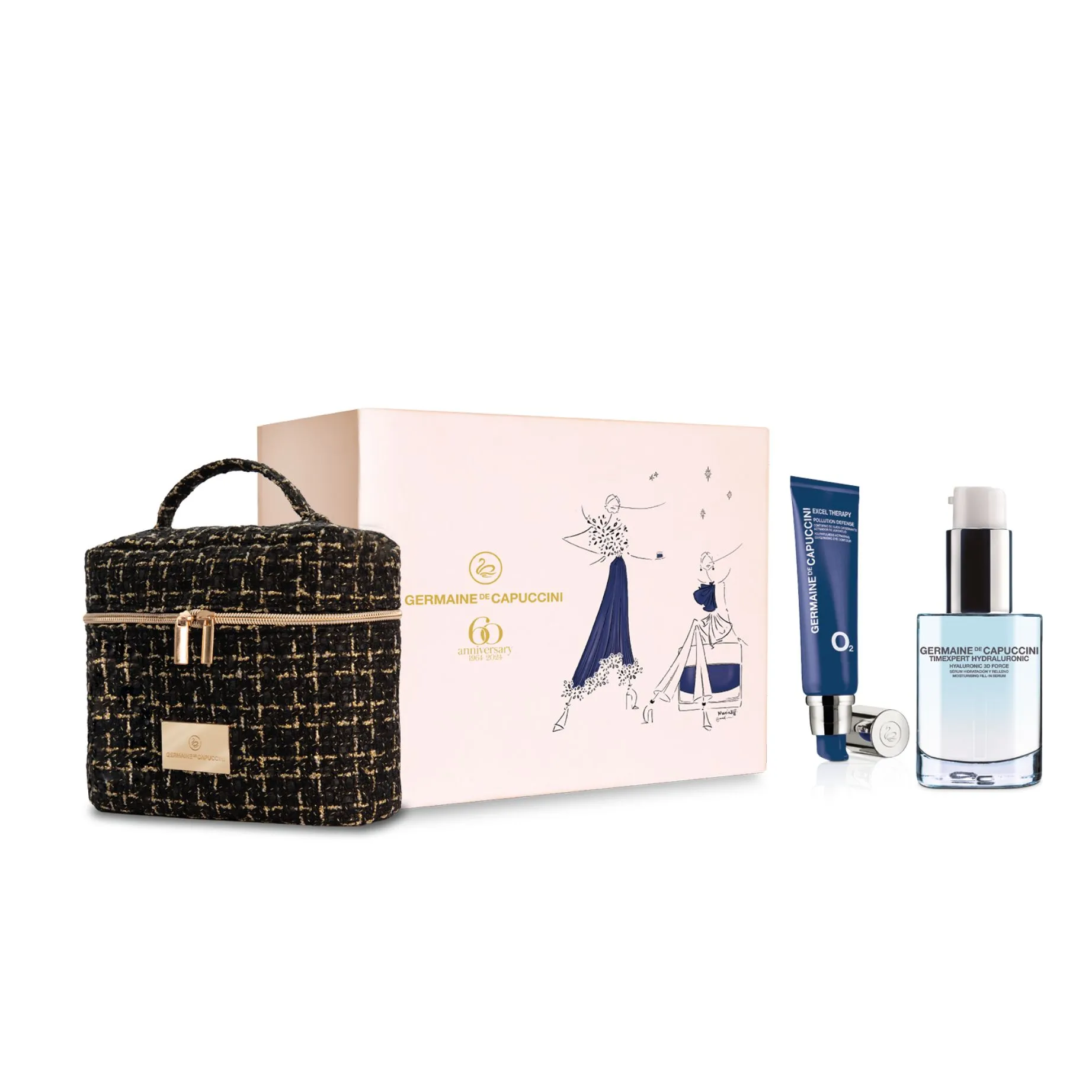 Germaine De Capuccini Gift Set Excel Therapy O2 Pollution Face Emulsion With Oxygen + Timexpert Hydr