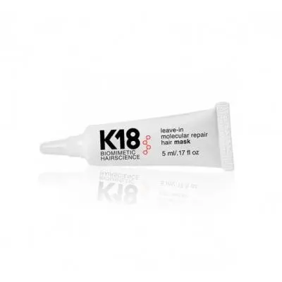 K18 Biomimetic Hairscience Leave-In Molecular Repair Hair Mask 5ml