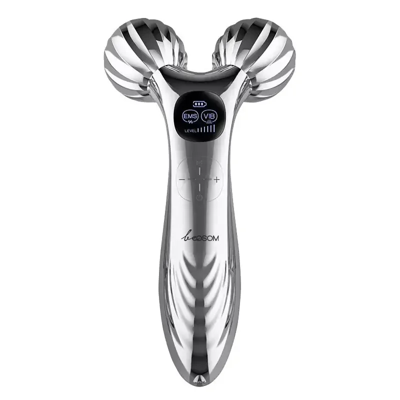 Be Osom Face Roller Massager Silver