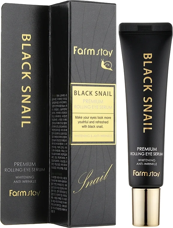 Farmstay Black Snail Premium Rolling Eye Serum 25ml