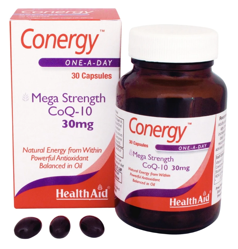 HealthAid Conergy One-A-Day Mega Strength CoQ-10 30mg (30cap)