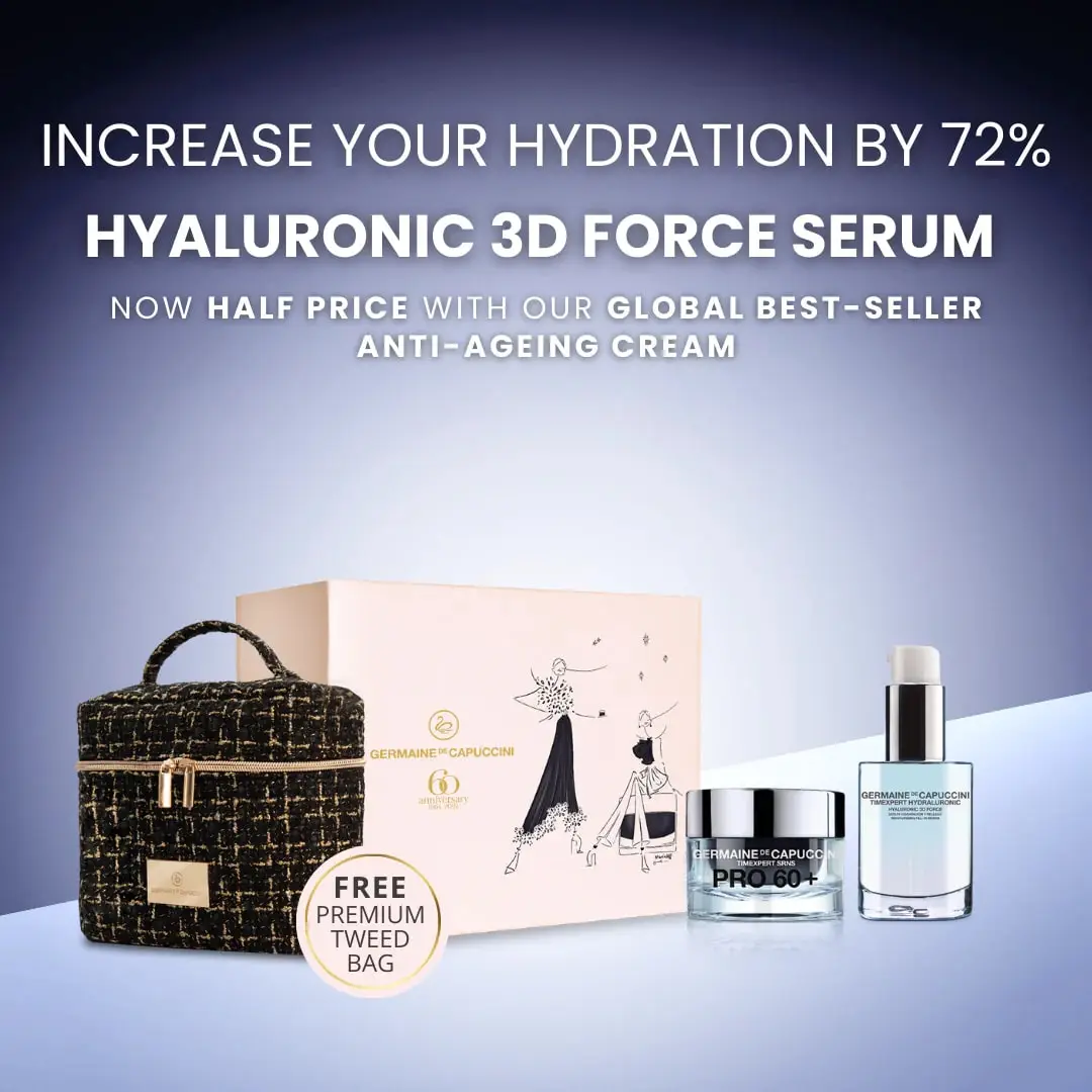 Germaine De Capuccini Gift Set Hyaluronic Acid Serum With SRNS Pro60+ Anti Ageing Cream