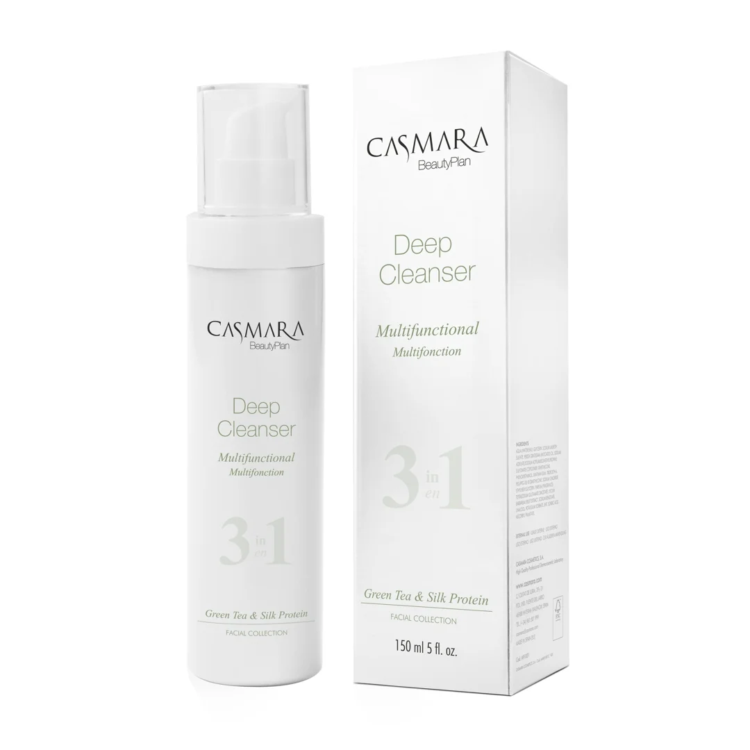 Casmara Deep Cleanser Multifuncional 3in1 Green Tea & Silk Protein 150ml