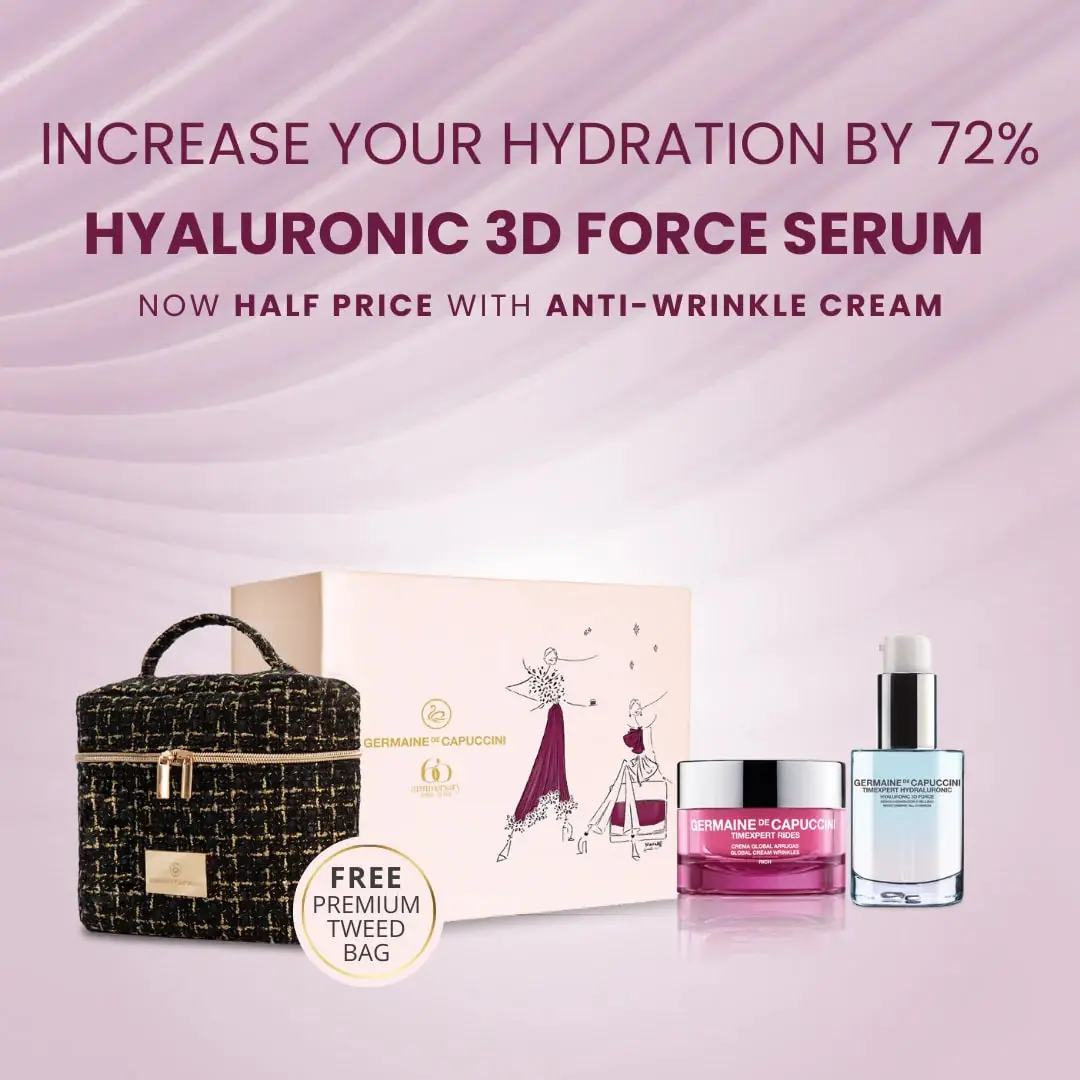 Germaine De Capuccini Gift Set Hyaluronic Acid Serum With Anti-Wrinkle Soft Cream (Dry Skin)