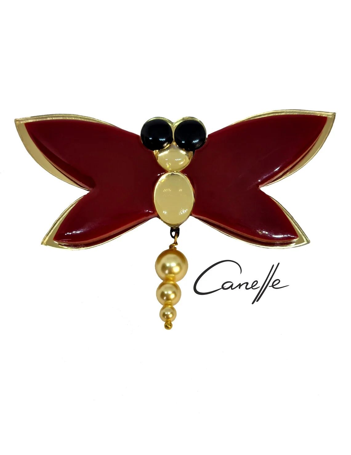 Canelle Jewelry Exclusive Designer Handmade Brooch Dragonfly