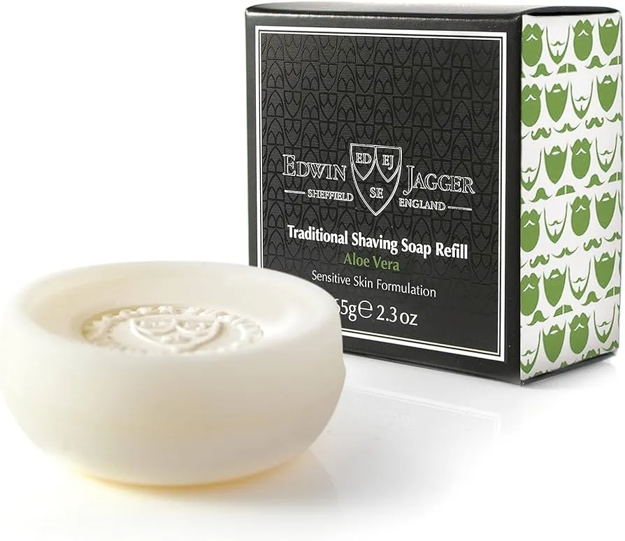 Edwin Jagger Shaving Soap Refill Aloe Vera 65g