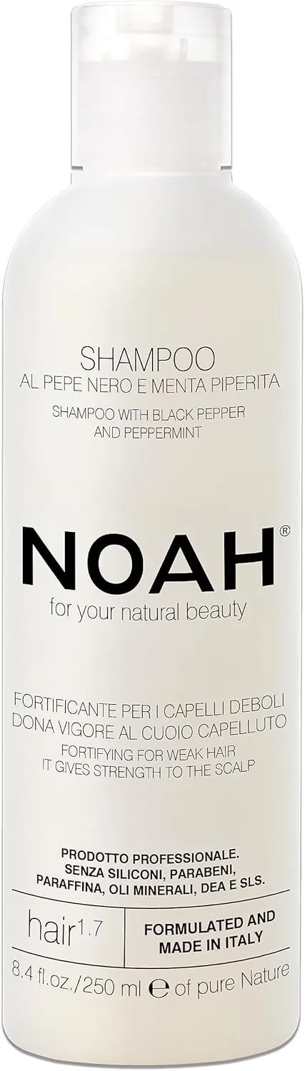 NOAH 1.7 Shampoo With Black Pepper And Pepermint 250ml