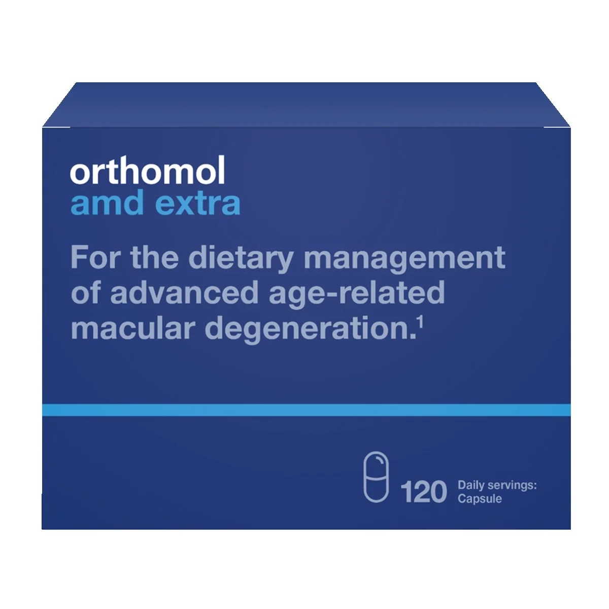 ORTHOMOL AMD Extra kapsulas, 120 gab