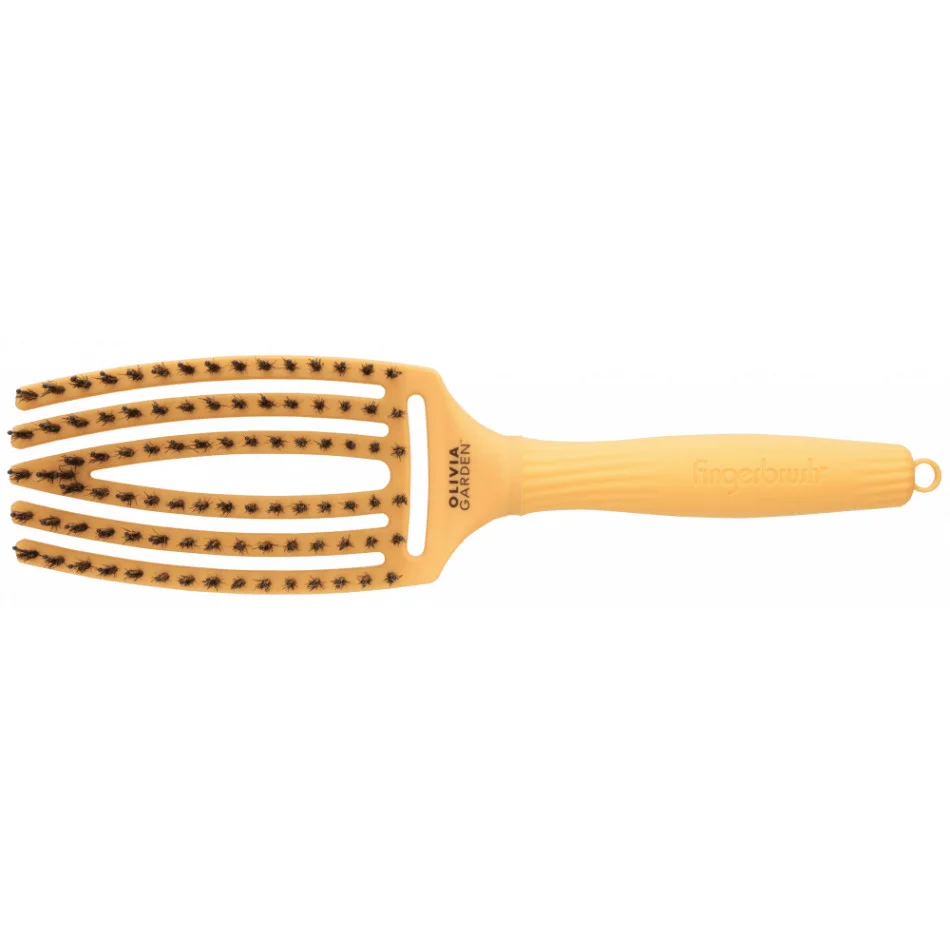 Olivia Garden Fingerbrush Combo 90s Juicy Orange hairbrush