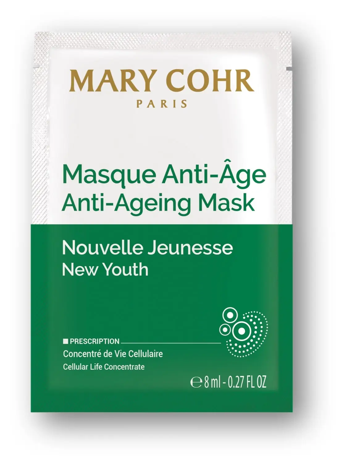 Mary Cohr New Youth Anti-Ageing Mask 8ml