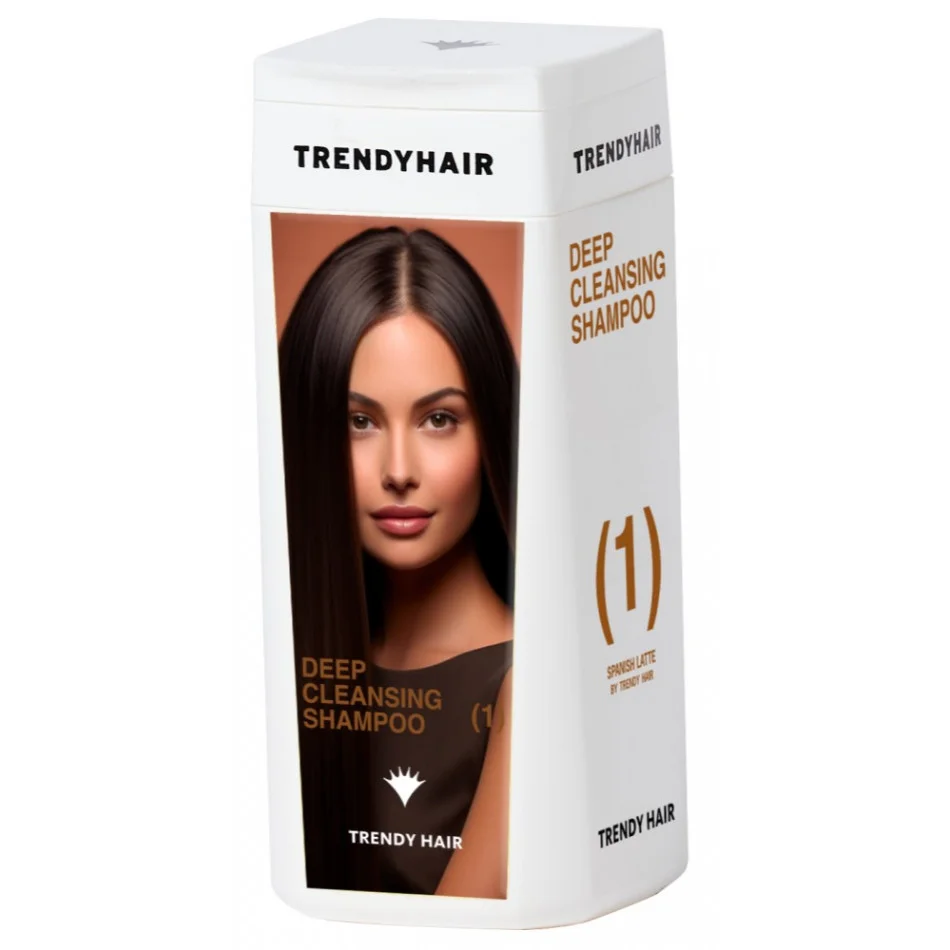 Trendy Hair Spanish Latte (1) Deep Cleansing Shampoo 100ml