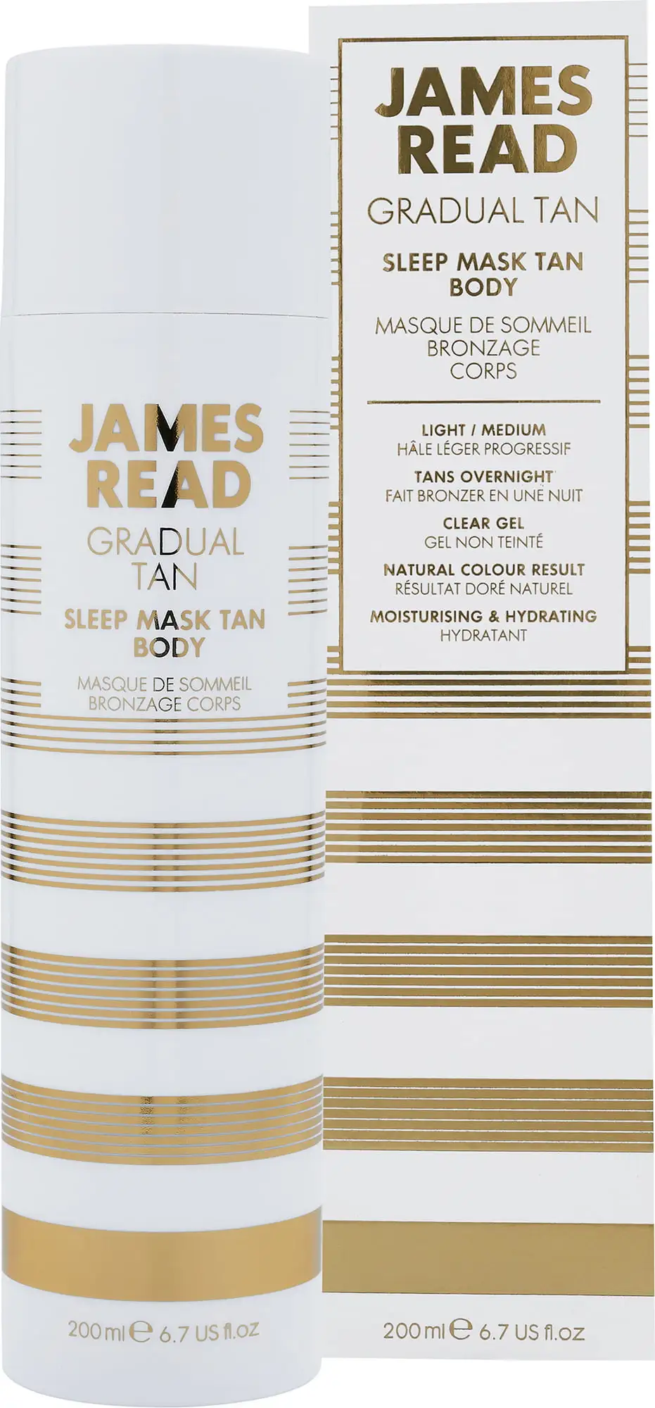 James Read Gradual Tan Sleep Mask Tan Body 200ml