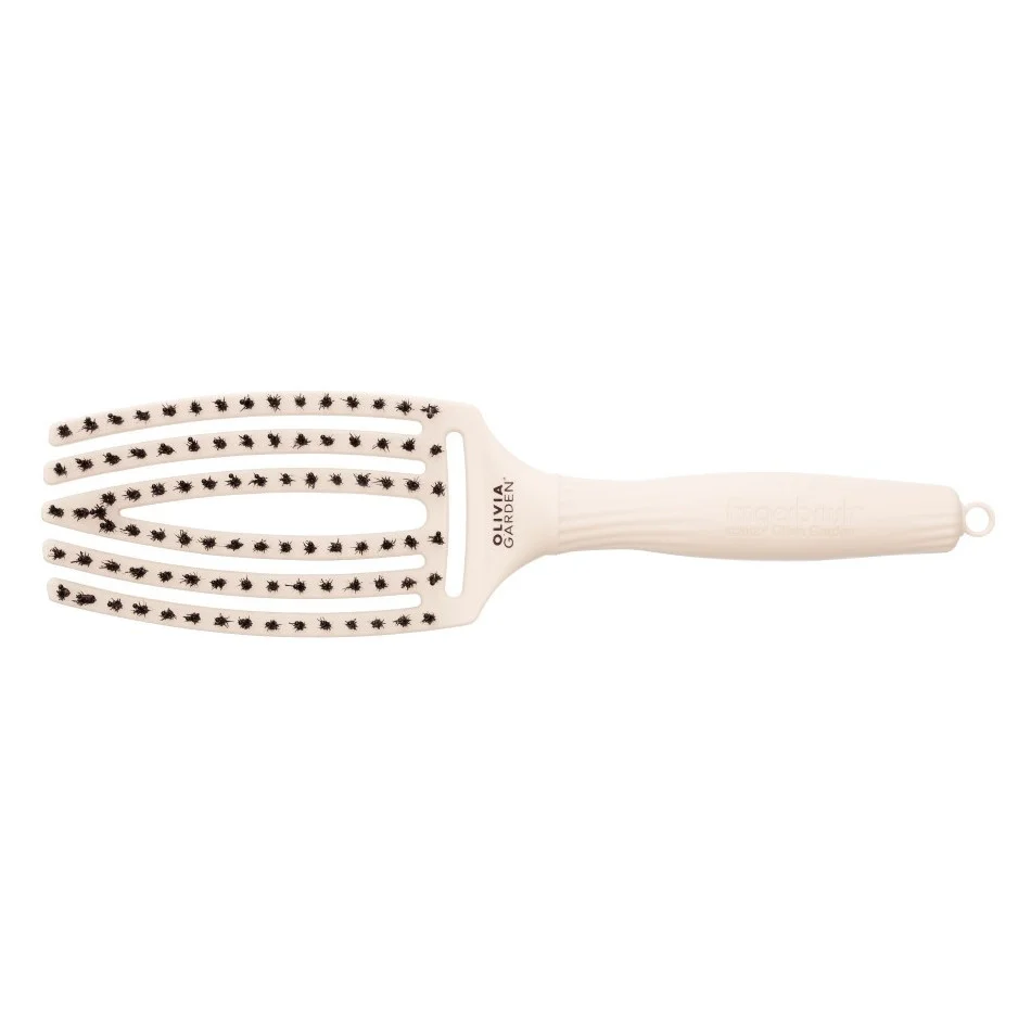 Olivia Garden Fingerbrush Combo Bloom Edelweiss hairbrush