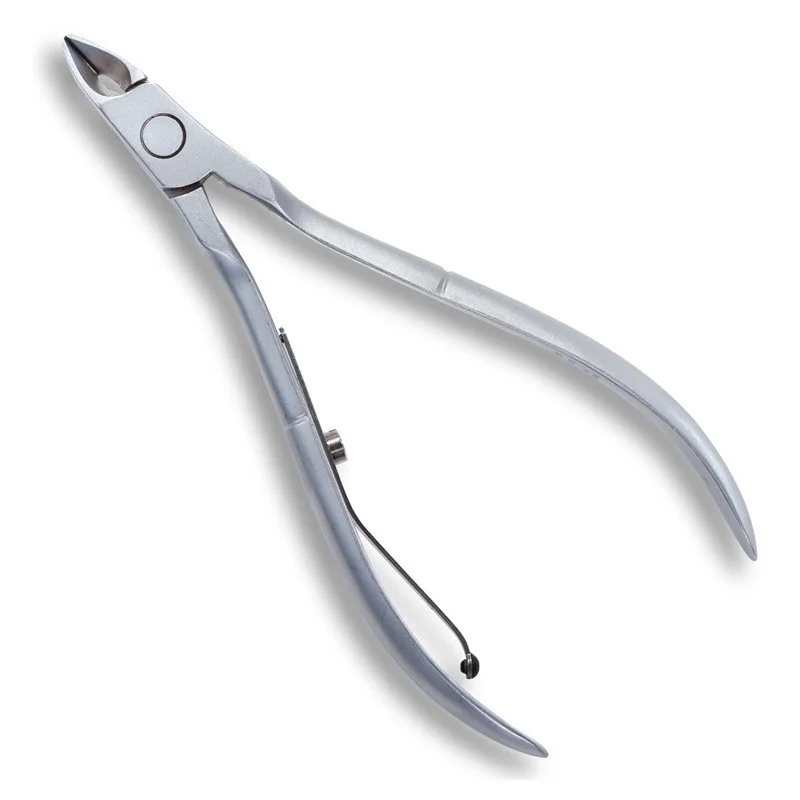 Credo Cuticle Tweezers Med, Chrome, Matte, 10 Cm