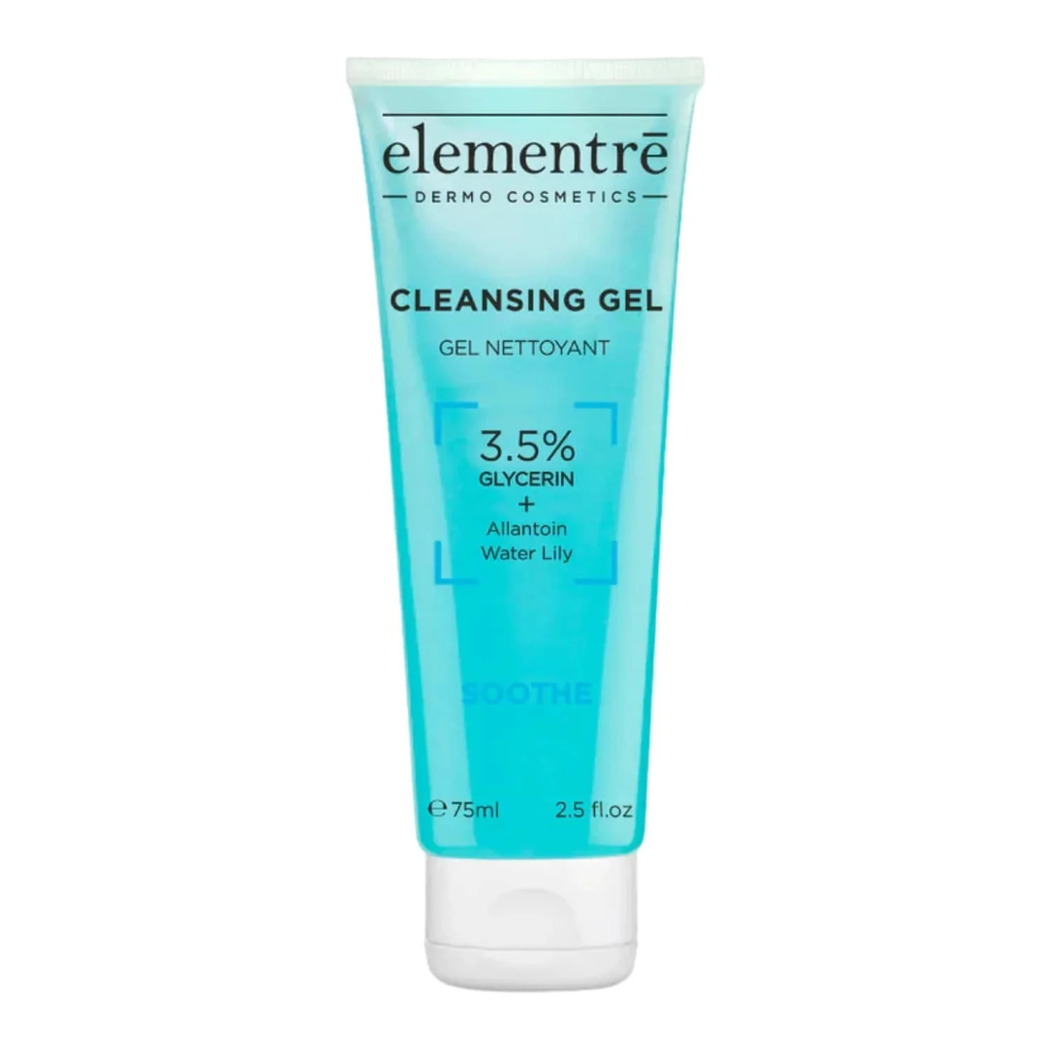 Elementre Dermo Cosmetics 3.5% Glycerin Cleansing Gel 75ml