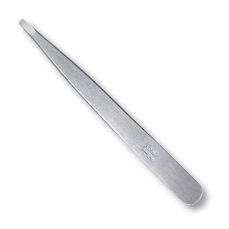 Credo Tweezers, Straight, Stainless Steel, 9 Cm