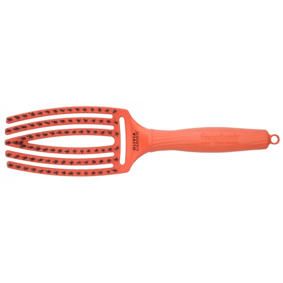 Olivia Garden Fingerbrush Combo On The Road Again Orange Dream hairbrush