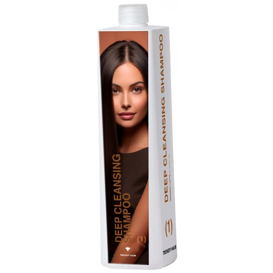 Trendy Hair Spanish Latte (1) Deep Cleansing Shampoo 1000ml