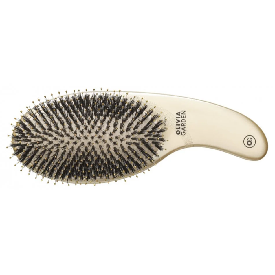 Olivia Garden Expert Care Curve Combo Gold hairbrush