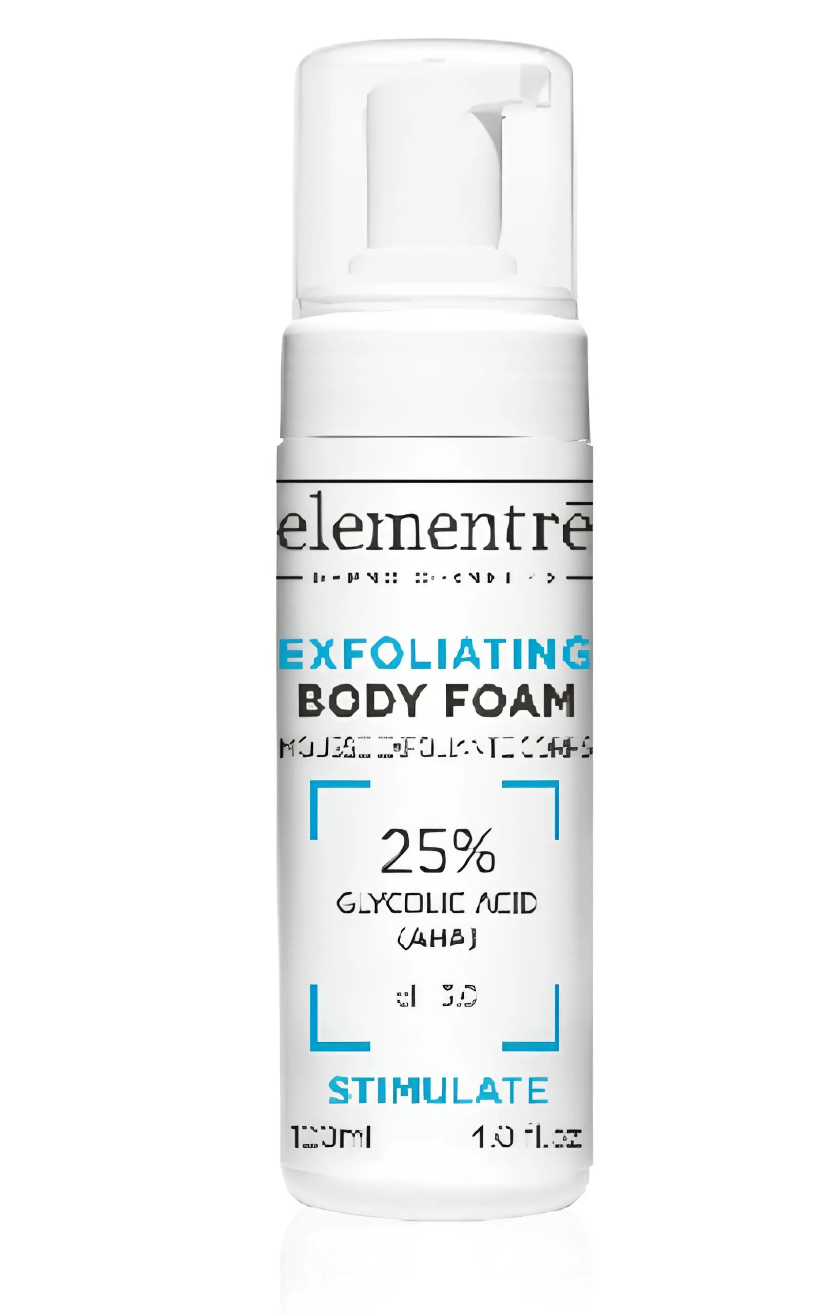 Elementre Dermo Cosmetics 25% Alpha Hydroxy Acid Body Foam 120ml