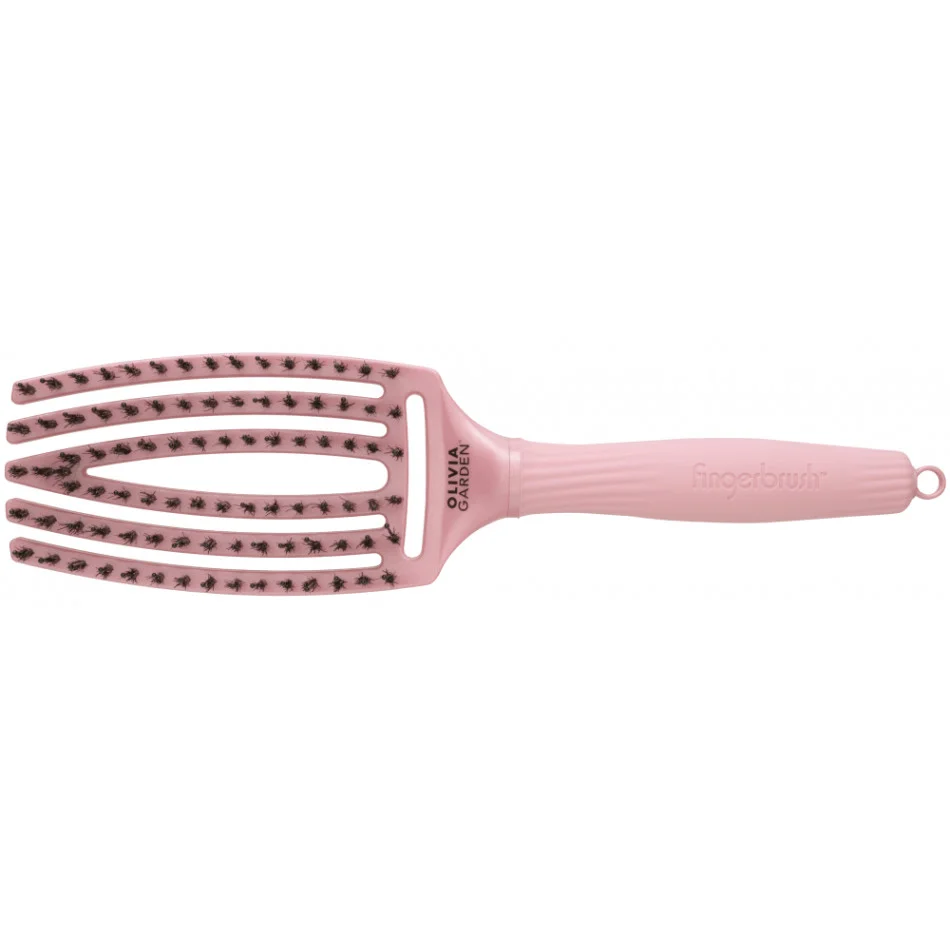 Olivia Garden Fingerbrush Combo Love Pearl Pink hairbrush