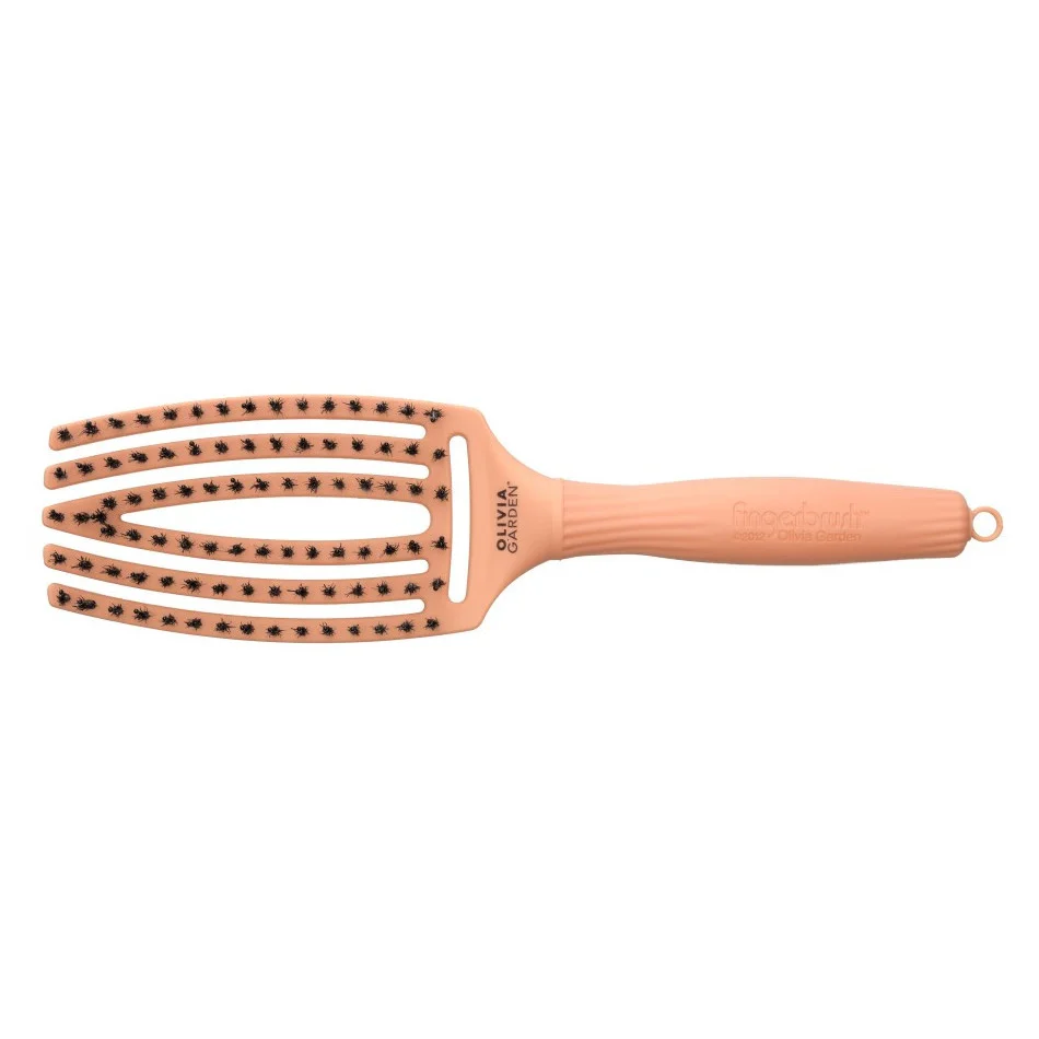 Olivia Garden Fingerbrush Combo Bloom Peach hairbrush