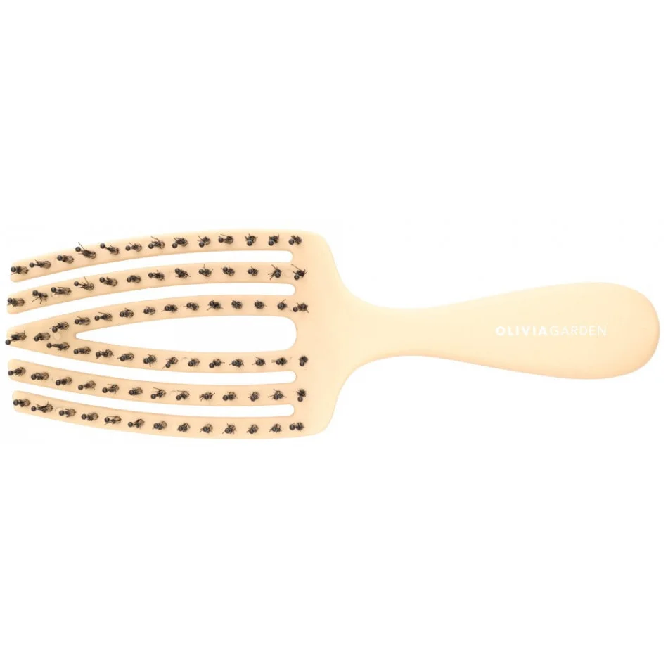 Olivia Garden Fingerbrush Care Mini Yellow hairbrush