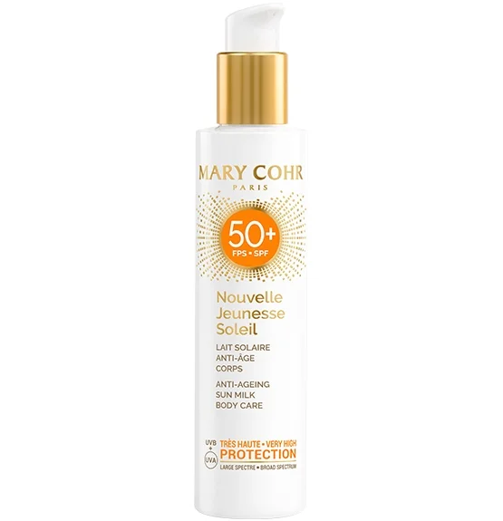 Mary Cohr New Youth Anti-Ageing Sun Milk Body Care SPF50+ 150ml