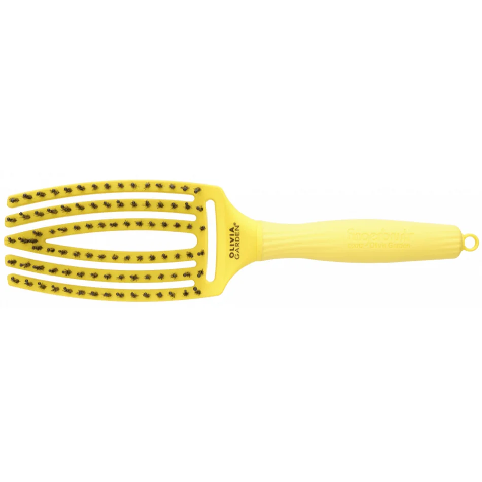 Olivia Garden Fingerbrush Combo 90s Sweet Lemonade hairbrush