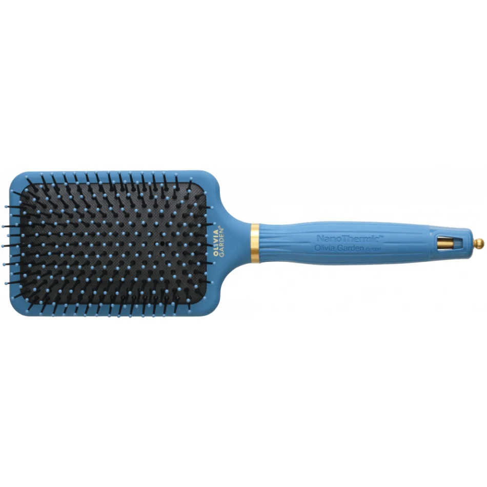 Olivia Garden NanoThermic Peacock Paddle hairbrush