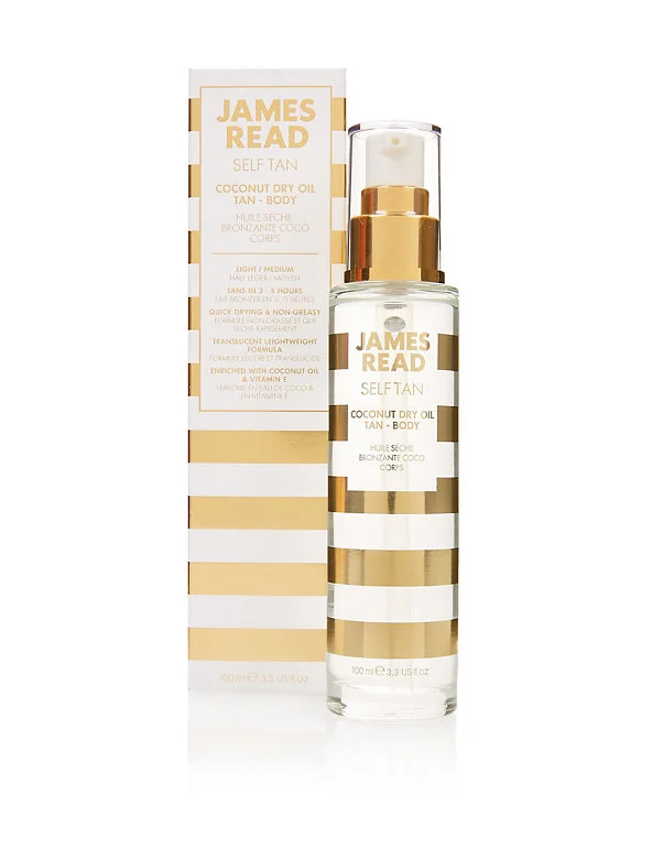 James Read Self Tan Coconut Dry Oil Tan Body 100ml