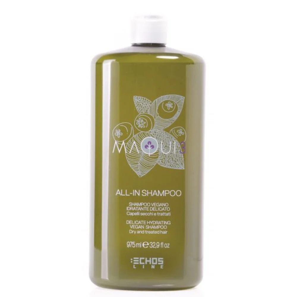 EchosLine Maqui 3 All-In Shampoo Delicato Hydrating Vegan 975ml