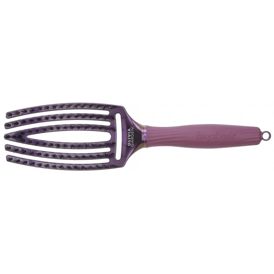 Olivia Garden Fingerbrush Combo Midnight Desert Violet Amethyst hairbrush