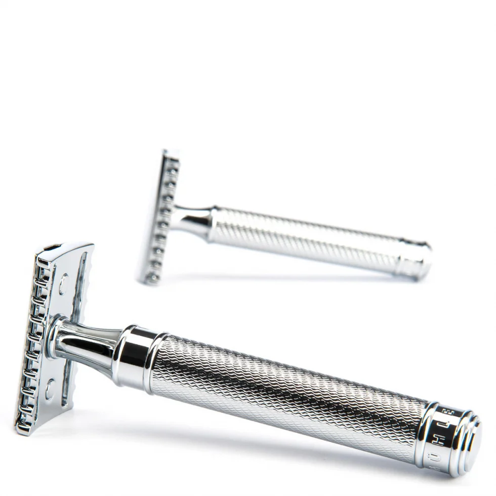 Muhle Traditional Safety Razor R41 Opened Comb