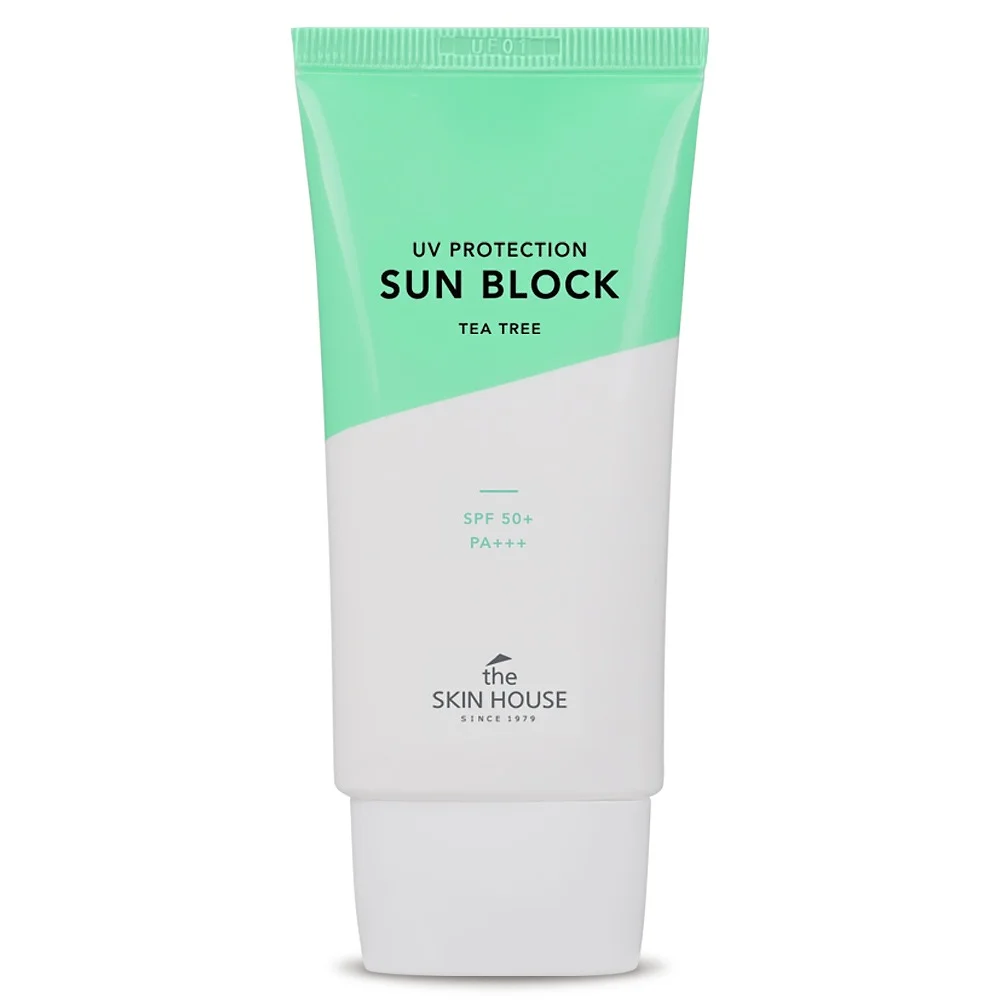 The Skin House UV Protection Sun Block Tea Tree (Spf50+, Pa+++) 50ml