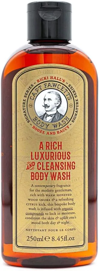 Captain Fawcetts Ricki Hall Booze & Baccy Body Wash 250ml