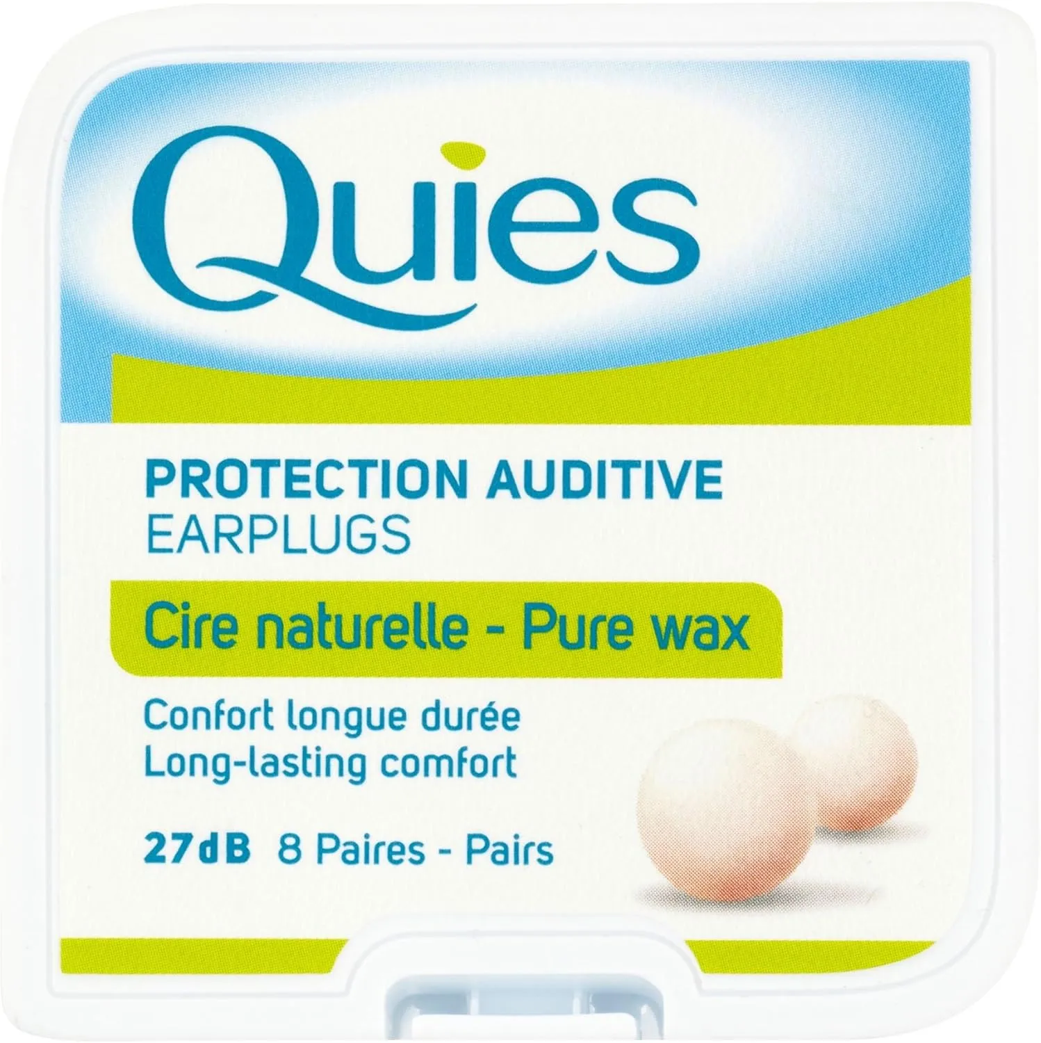 Quies Protection Auditive Earplugs 8 Pairs