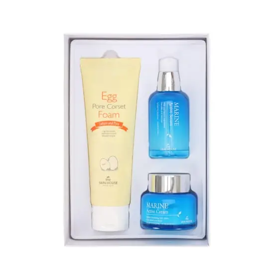 The Skin House Wrinkle Marine Active Gift Set 50+50+120ml