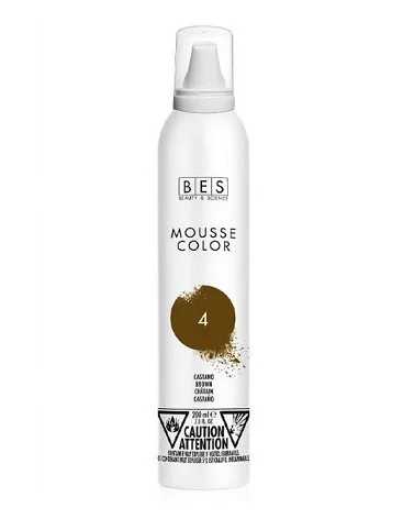 BES Mousse Color 4 Brown 200ml